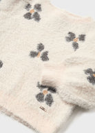 Maglione jacquard neonata Mayoral fantasia fiori - ErreGiModaBimbo