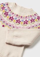 Maglione neonata Mayoral cecio fantasia in jacquard - ErreGiModaBimbo