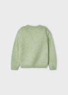 Maglione ricami bambina Mayoral verde - ErreGiModaBimbo