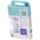 Istruzioni per l'uso dei succhietti in silicone MAM Comfort 3-12 mesi con diagramma di applicazione
