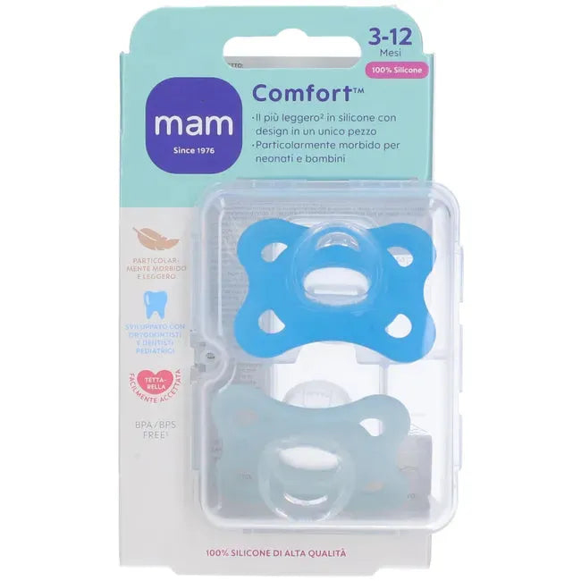 Succhietto silicone MAM Comfort 3-12 mesi