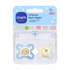 Set di 2 ciucci brillano al buio, design ortodontico, MAM Original Start Night