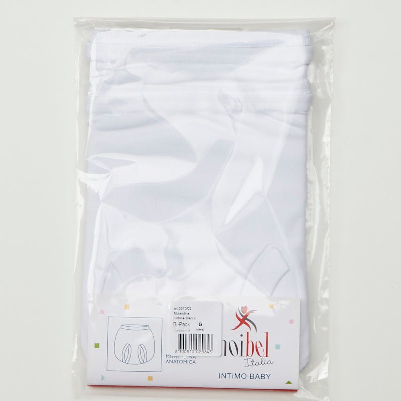 Mutandina anatomica Puro Cotone Set 2 paia - ErreGiModaBimbo