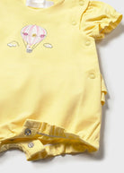 Pagliaccetto fresco cotone neonata Mayoral Newborn mongolfiere giallo o bianco Mayoral 0-1 Mesi 55cm