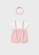Pagliaccetto neonata Mayoral Newborn rosa tema zebre - ErreGiModaBimbo