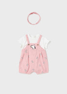 Pagliaccetto neonata Mayoral Newborn rosa tema zebre - ErreGiModaBimbo