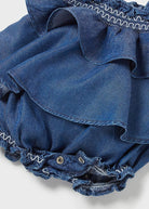 Paglieccetto volant denim neonata Mayoral Newborn - ErreGiModaBimbo