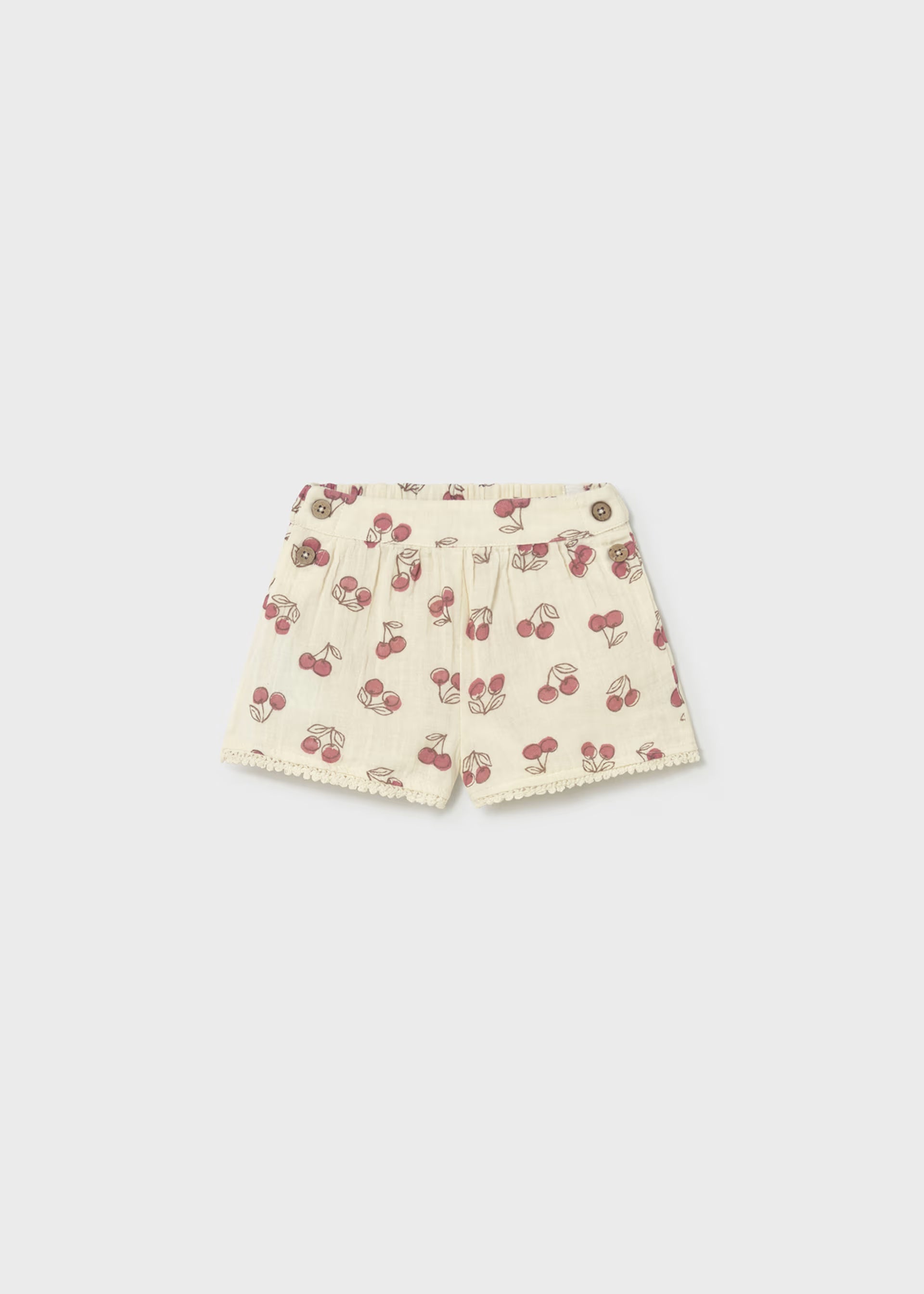 Pantaloncini neonata con stampa ciliegie Mayoral Mayoral 6 Mesi 68cm