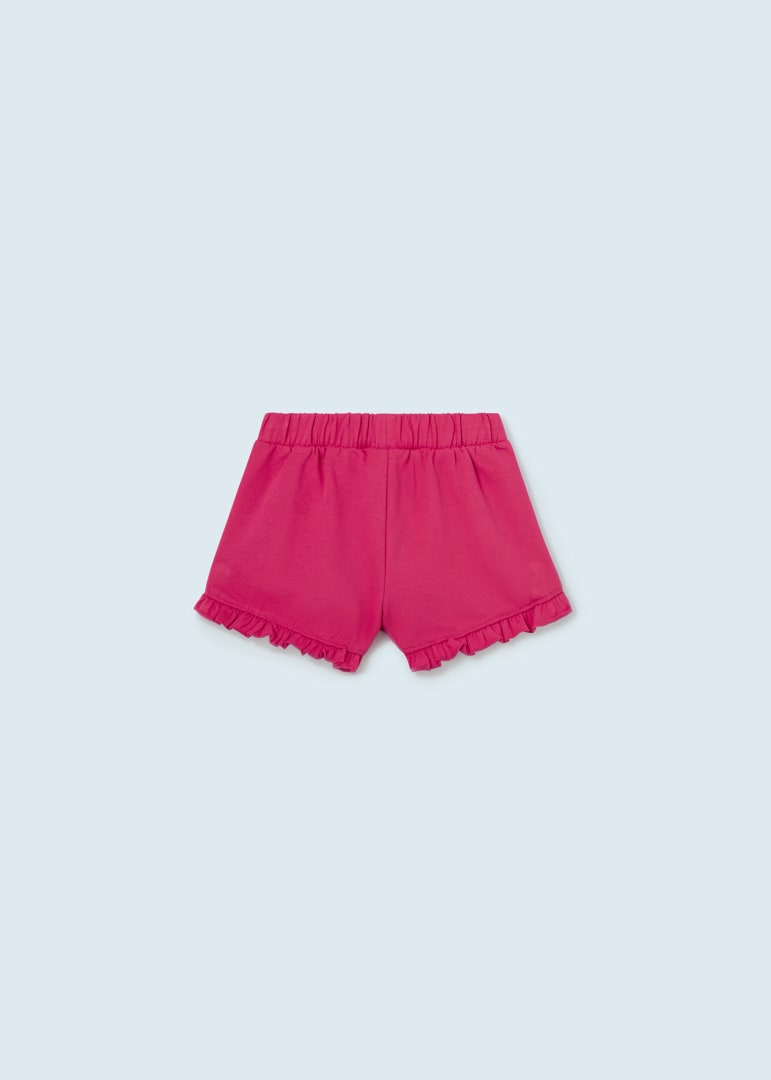 Pantaloncino cotone sostenibile neonata Mayoral orchidea - ErreGiModaBimbo