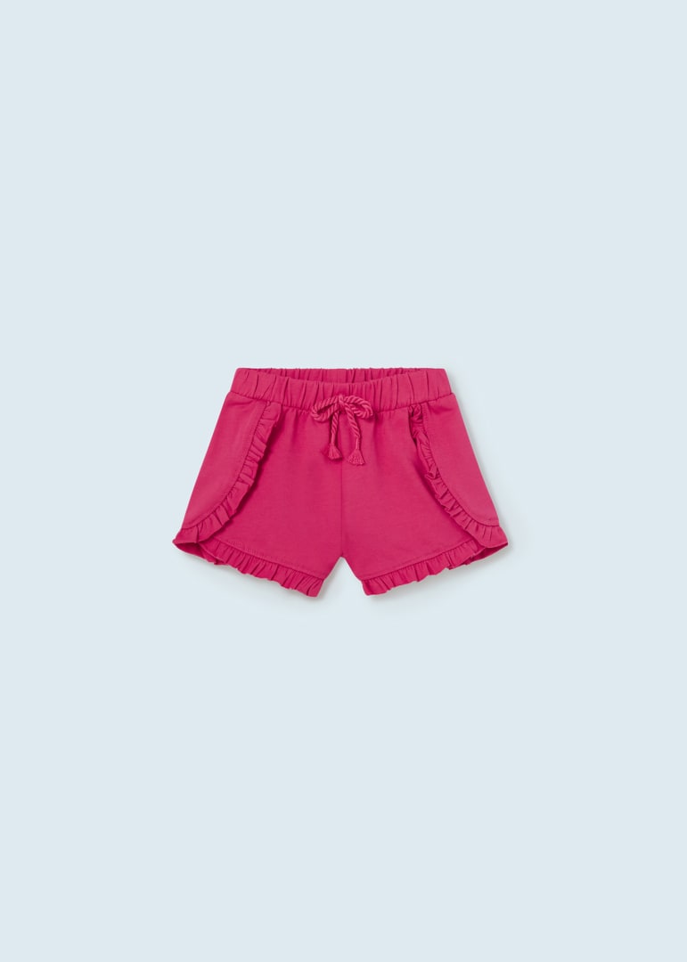 Pantaloncino cotone sostenibile neonata Mayoral orchidea - ErreGiModaBimbo