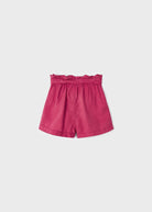 Pantaloncino morbido bambina Mayoral fiocco TENCEL™ Lyocell Hibisco - ErreGiModaBimbo