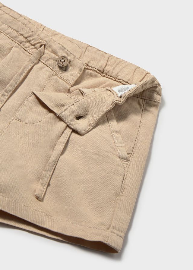 Pantaloncino relax neonato Mayoral cotone e lino Mayoral 6 Mesi 68cm