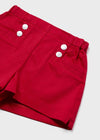 Pantaloncino satin si cotone neonata Mayoral rosso - ErreGiModaBimbo