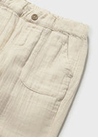 Pantalone bambula neonato Mayoral beige corda Mayoral 6 Mesi 68cm