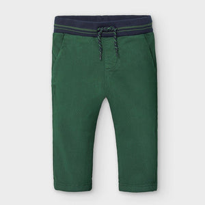 Pantalone chino neonato Mayoral print verde - ErreGiModaBimbo