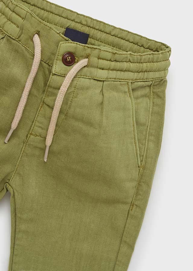 Pantalone chino relaxed neonato Mayoral verde - ErreGiModaBimbo