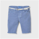 Pantalone ciclista bambina Mayoral blu strappato - ErreGiModaBimbo