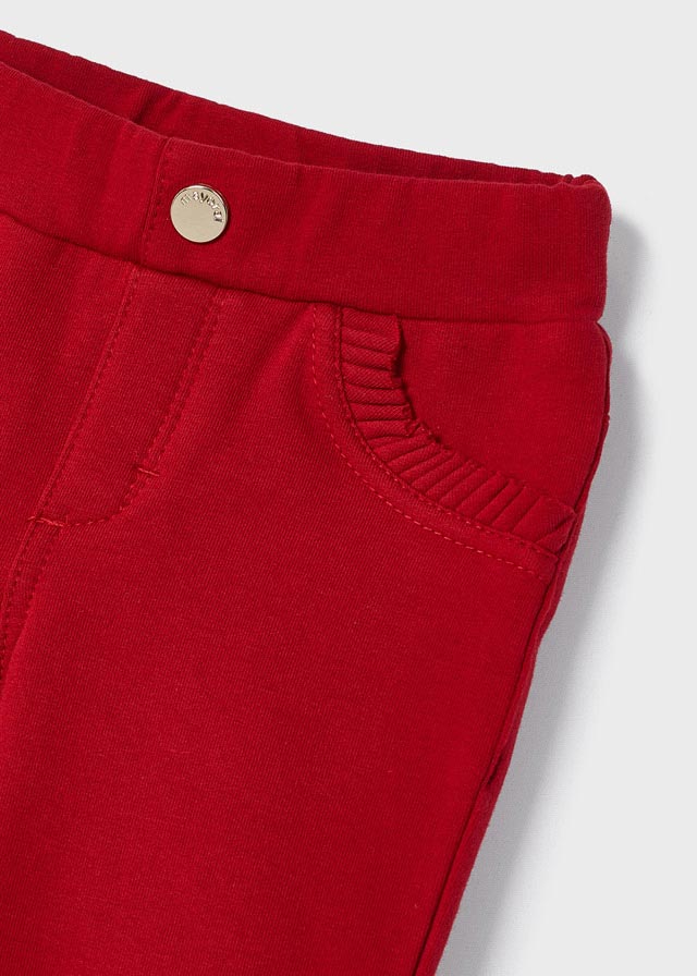 Pantalone felpa basic neonata Mayoral rosso - ErreGiModaBimbo