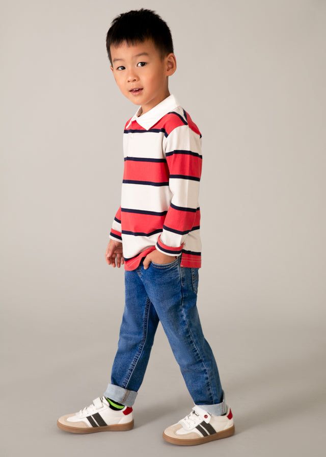 Jeans jogger bambino Mayoral con elastico in vita e tessuto morbido