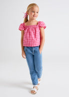 Pantalone jeans slouchy bambina Mayoral - ErreGiModaBimbo