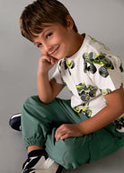 Pantalone Cargo Bambino Verde Mayoral Mayoral 2 Anni 92cm