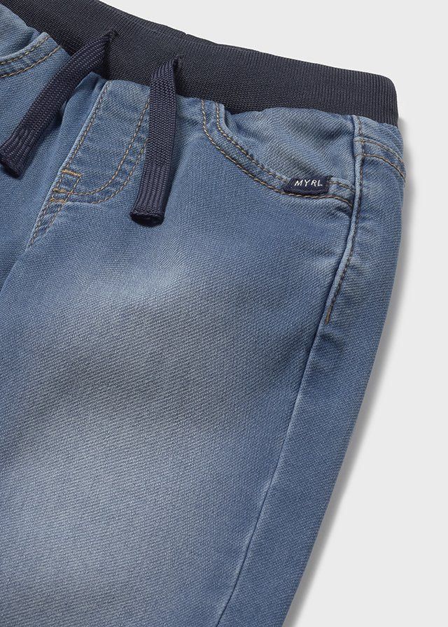 Pantalone lungo jeans jogger neonato Mayoral blu medio Mayoral 6 Mesi 68cm