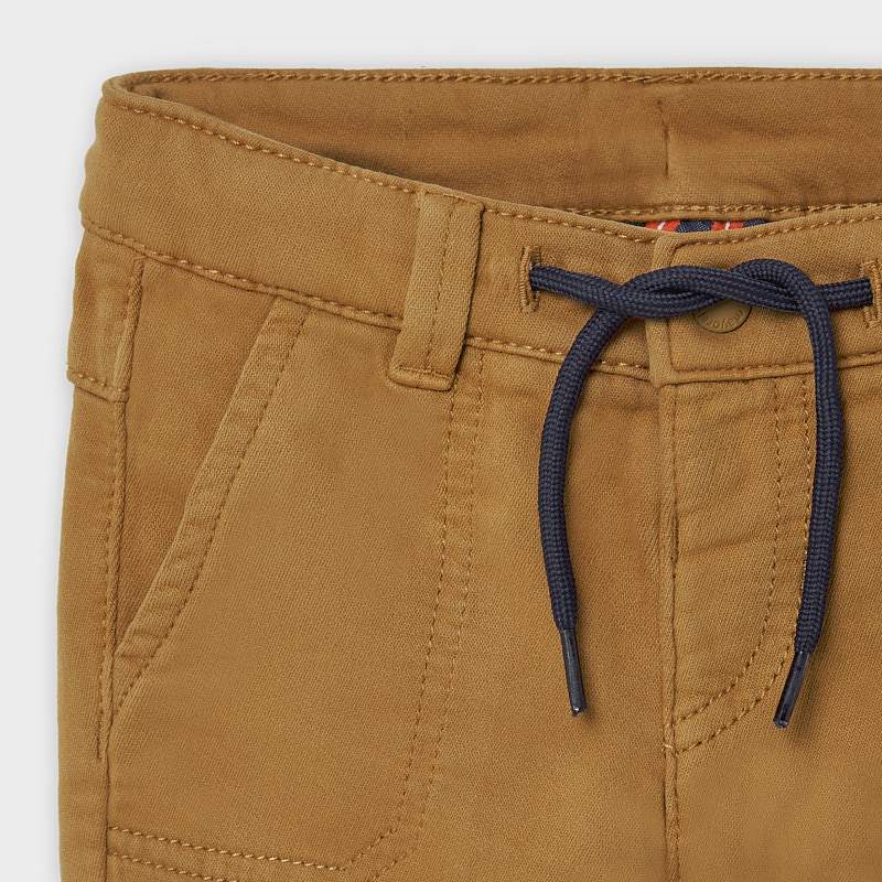 Pantalone lungo neonato Mayoral chino caramello - ErreGiModaBimbo