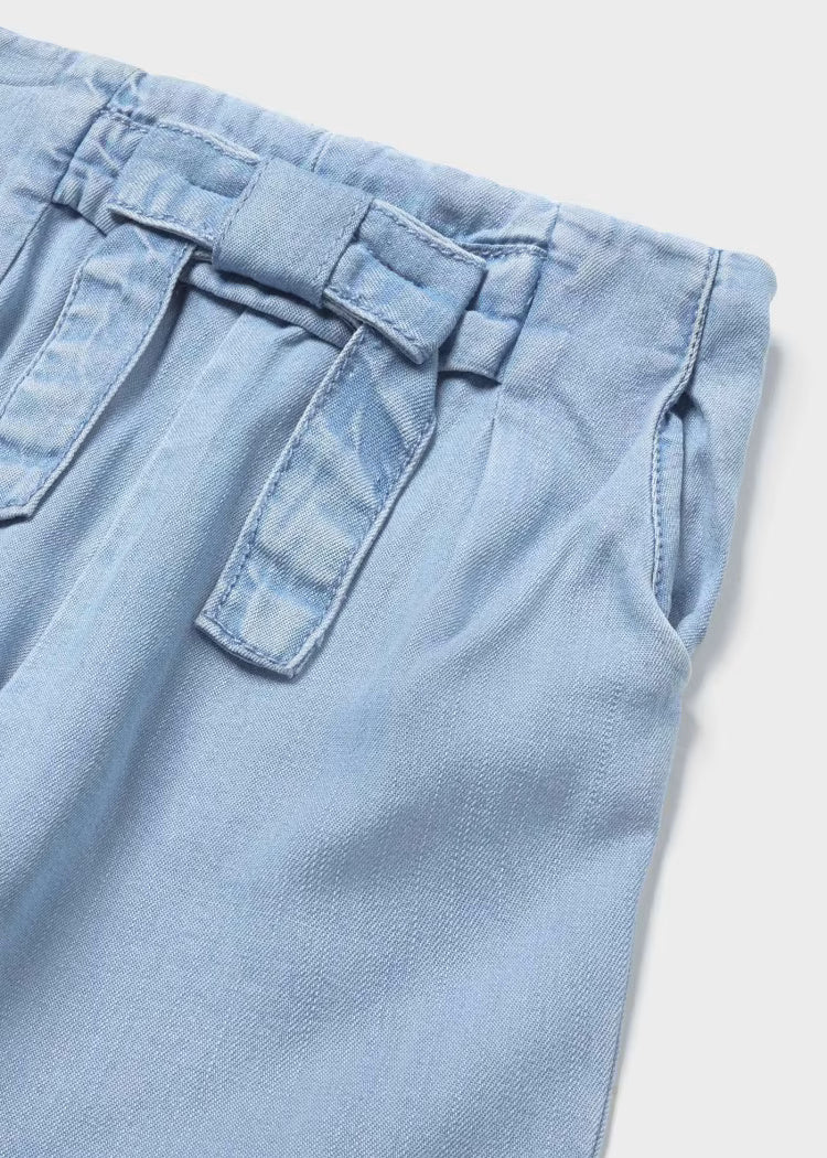 Pantalone modello baggy tencel lyocell neonata Mayoral jeans - ErreGiModaBimbo