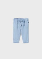 Pantalone modello baggy tencel lyocell neonata Mayoral jeans - ErreGiModaBimbo