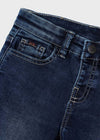 Pantalone slim fit cotone bambino Mayoral jeans blu scuro - ErreGiModaBimbo