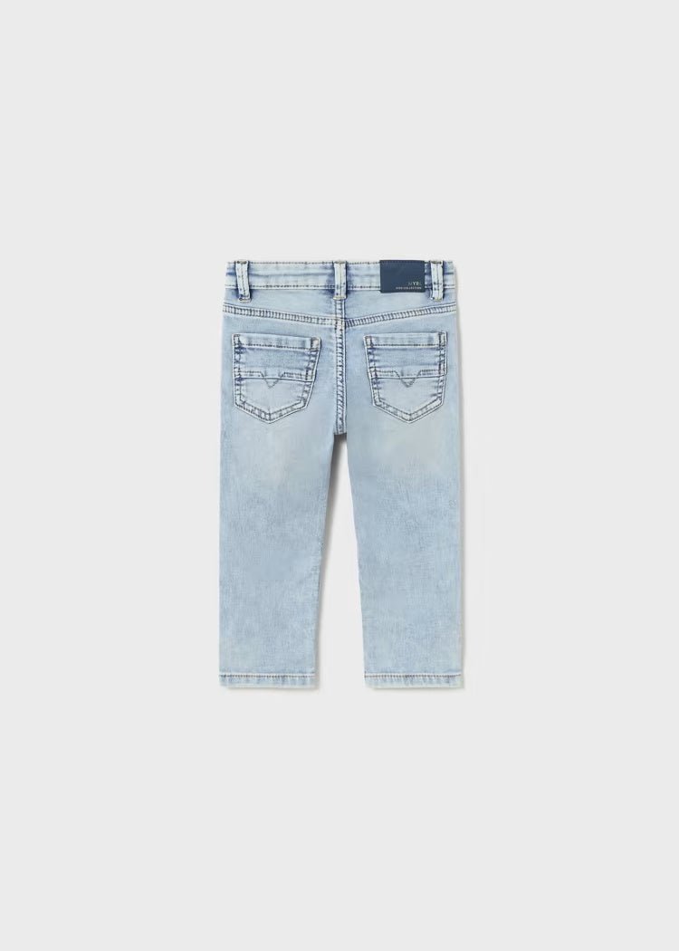 Pantalone slim fit neonato Mayoral jeans chiaro - ErreGiModaBimbo