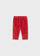 Pantalone slouchy panno neonata Mayoral rosso - ErreGiModaBimbo