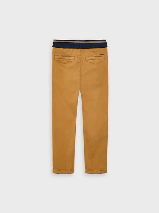 Pantalone strutturato bambino Mayoral soft caramello - ErreGiModaBimbo