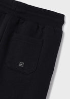 Pantalone tuta bambino Mayoral felpato nero - ErreGiModaBimbo