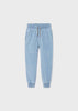 Pantalone tuta freco cotone bambino Mayoral jeans chiaro - ErreGiModaBimbo