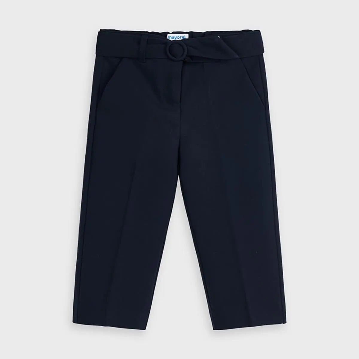Pantaloni Cropped fluido bambina Mayoral blu scuro - ErreGiModaBimbo