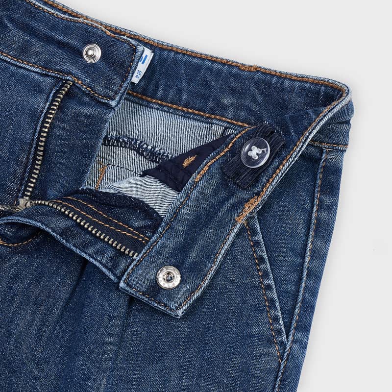 Pantaloni palazzo in jeans bambina Mayoral - ErreGiModaBimbo