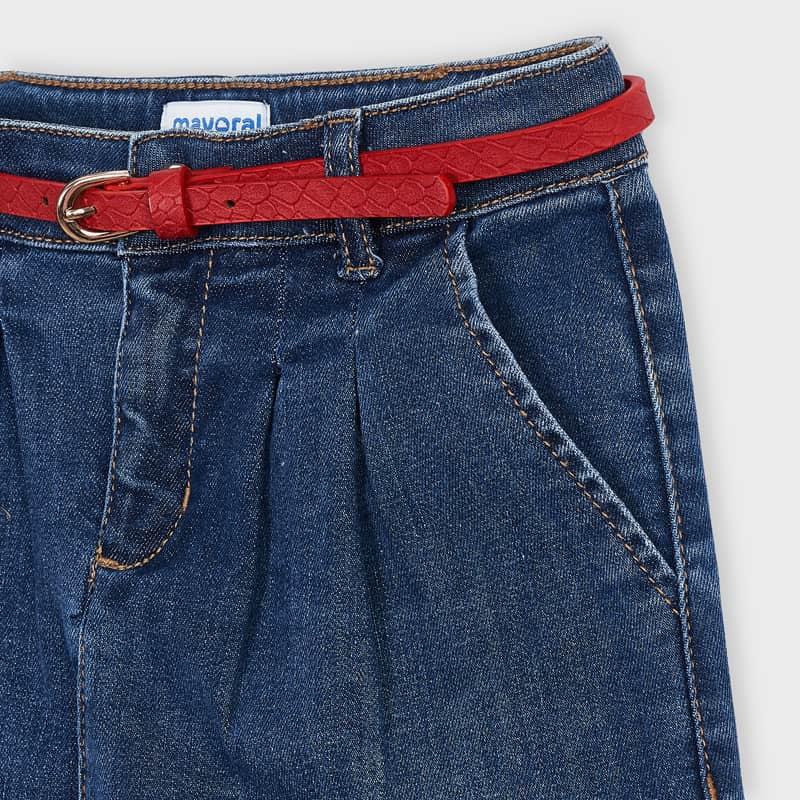 Pantaloni palazzo in jeans bambina Mayoral - ErreGiModaBimbo