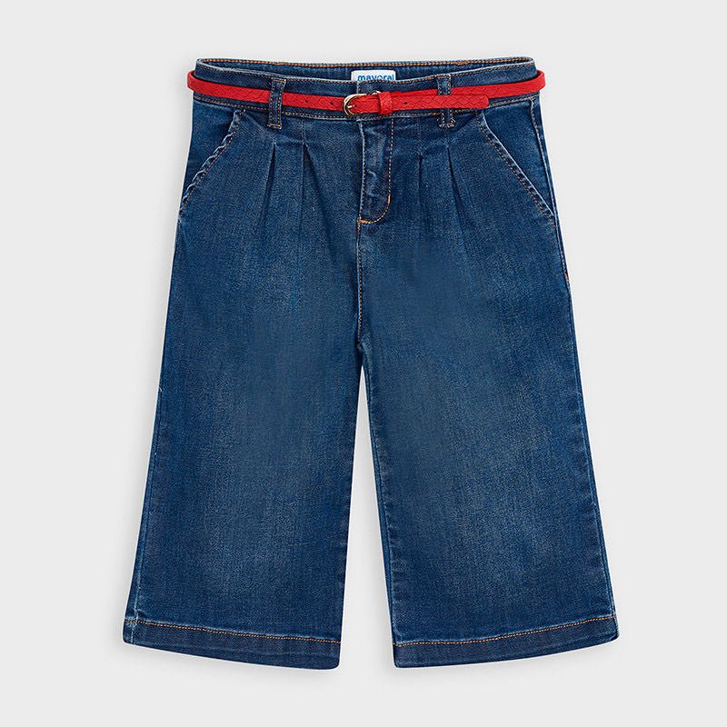 Pantaloni palazzo in jeans bambina Mayoral - ErreGiModaBimbo