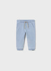 Pantaloni sportivio jogger fresco cotone neonato Mayoral  jeans chiaro