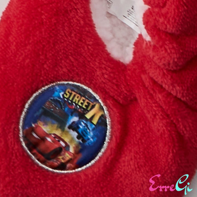Pantofole invernali imbottite Disney Pixar Cars rosse - ErreGiModaBimbo