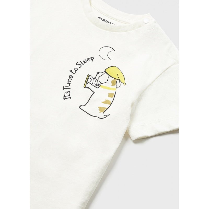 Pigiama fresco cotone neonato Mayoral Giallo "cani" - ErreGiModaBimbo