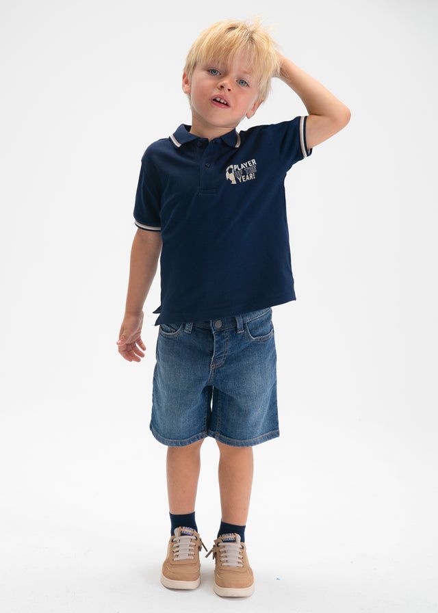 Polo bambino Mayoral blu navy - Calcio Player of the Year Mayoral 2 Anni 92cm