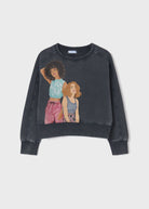 Pullover ragazza Mayoral stampata - ErreGiModaBimbo