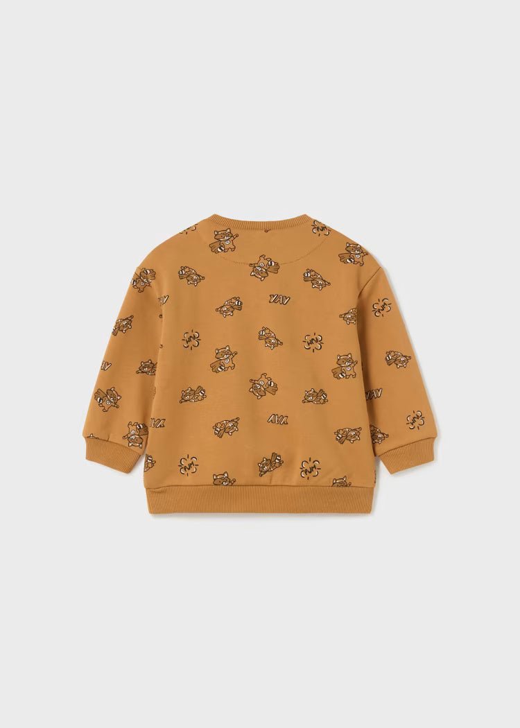 Pullover stampata neonato Mayoral "SUPERM" - ErreGiModaBimbo