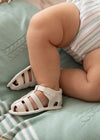 Sandali ragnetto con fibbia neonato Mayoral Newborn gesso