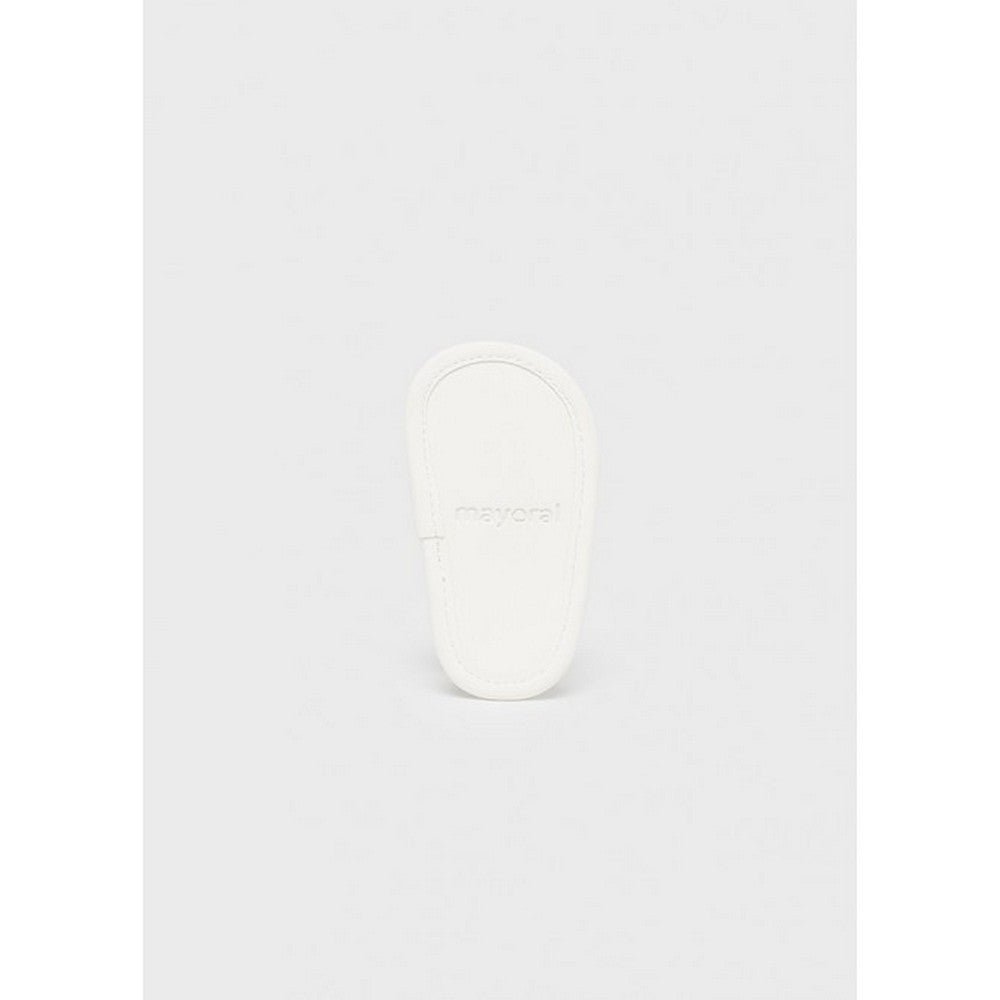 Sandali con fibbia neonato Mayoral Newborn bianco - ErreGiModaBimbo
