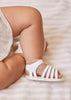 Sandali ragnetto con fibbia neonata Mayoral Newborn bianco - ErreGiModaBimbo