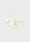 Sandali ragnetto con fibbia neonata Mayoral Newborn bianco