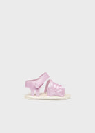 Sandali ragnetto con fibbia neonata Mayoral Newborn rosa - ErreGiModaBimbo